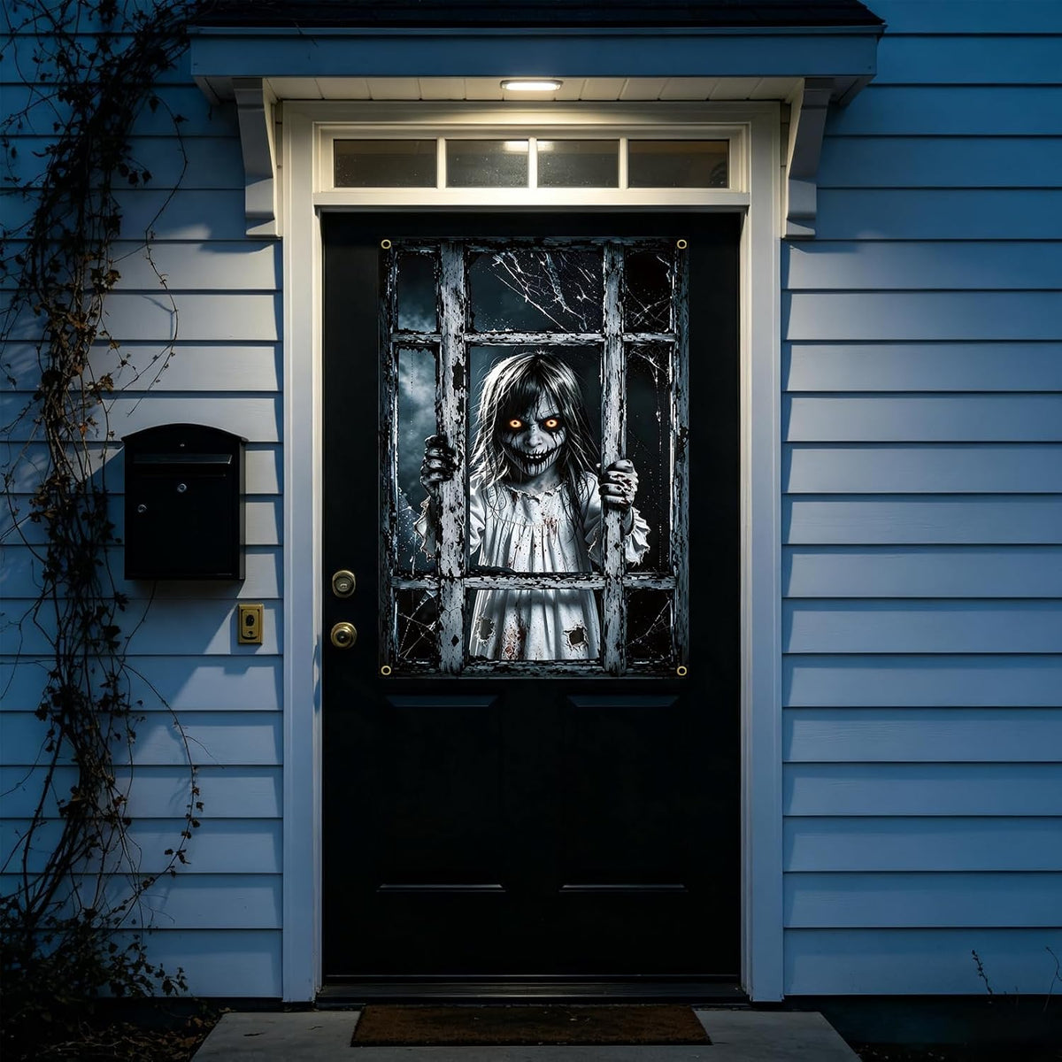Scary Halloween Window Decorations,80X120Cm Outdoor & Indoor Party Decor