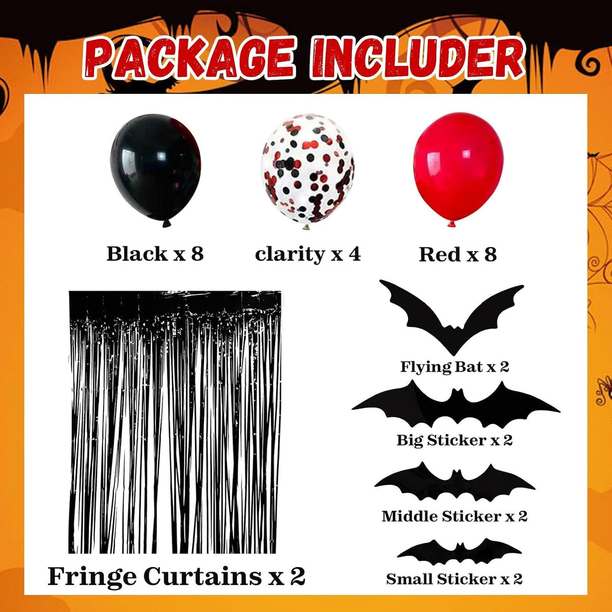Halloween Party Decorations Set, Blood Drip Happy Halloween Banner