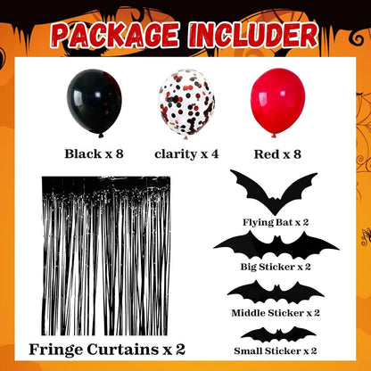 Halloween Party Decorations Set, Blood Drip Happy Halloween Banner