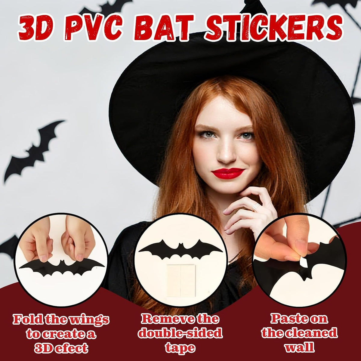 Halloween Party Decorations Set, Blood Drip Happy Halloween Banner