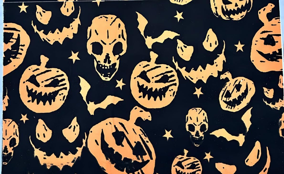 Halloween Outdoor Mats with Pumpkin Bat Skeleton-40X70Cm