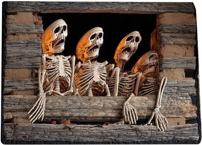 Halloween-Themed Door Mat and Spooky Floor Carpet Decorations